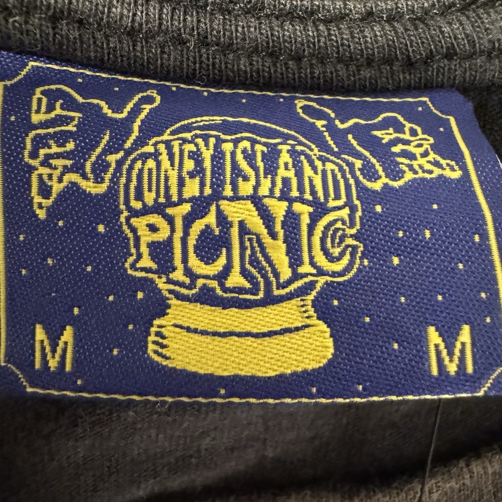 Death Valley Marathon - Coney Island Picnic Graphic T-Shirt - Med Black NWT - Picture 7 of 7